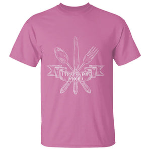 Funny Traveling T Shirt I Travel For Food Lover Traveller TS09 Azalea Printyourwear