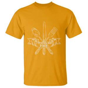 Funny Traveling T Shirt I Travel For Food Lover Traveller TS09 Gold Printyourwear
