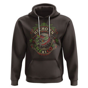 Hecho En Mexico Hoodie Aztec Skull Made In Mexico Mexican TS09 Dark Chocolate Printyourwear