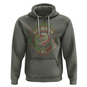 Hecho En Mexico Hoodie Aztec Skull Made In Mexico Mexican TS09 Military Green Printyourwear