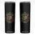 Hecho En Mexico Skinny Tumbler Aztec Skull Made In Mexico Mexican TS09 Black Print Your Wear