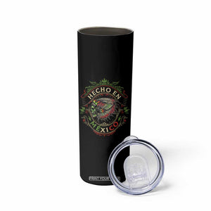 Hecho En Mexico Skinny Tumbler Aztec Skull Made In Mexico Mexican TS09 Print Your Wear