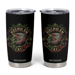 Hecho En Mexico Tumbler Cup Aztec Skull Made In Mexico Mexican TS09 Black Print Your Wear