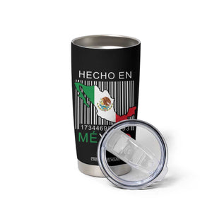 Mexican Pride Tumbler Cup Hecho En Mexico Flag Barcode TS09 Print Your Wear