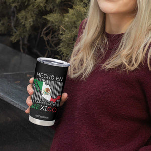 Mexican Pride Tumbler Cup Hecho En Mexico Flag Barcode TS09 Print Your Wear