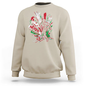 Mexican Soccer Fan Sweatshirt Vamos Mexico Football Fans TS09 Sand Printyourwear