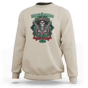 Tequila Bandido Funny Drinking Mexican Skeleton Sombrero Sweatshirt TS09 Sand Printyourwear