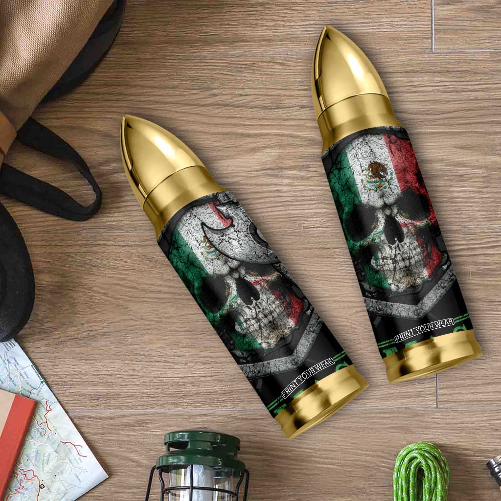 Mexican Dad Bullet Tumbler El Papa Mas Chingon Mexico Father's Day TS09 Print Your Wear