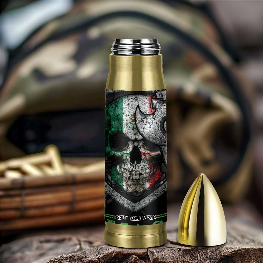 Mexican Dad Bullet Tumbler El Papa Mas Chingon Mexico Father's Day TS09 Print Your Wear