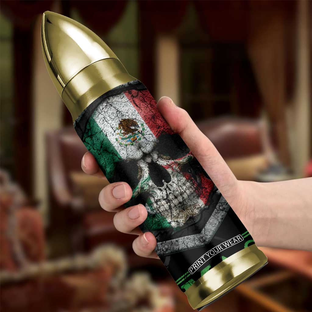 Mexican Dad Bullet Tumbler El Papa Mas Chingon Mexico Father's Day TS09 Print Your Wear