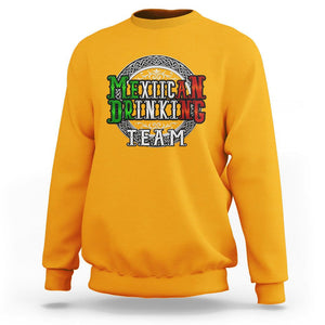 Mexican Drinking Team Sweatshirt Funny Mexico Flag Beer Party TS09 Gold Printyourwear