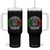Mexican Drinking Team Tumbler With Handle Funny Mexico Flag Beer Party TS09 One Size: 40 oz Black Print Your Wear