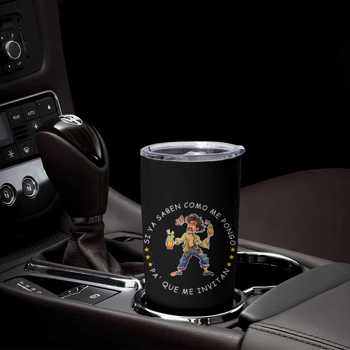 Funny Mexican Drinking Tumbler Cup Si ya saben como me pongo pa' que me invitan Drunk Meme TS09 Print Your Wear