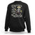 Funny Mexican Drinking Sweatshirt Si ya saben como me pongo pa' que me invitan Drunk Skeleton TS09 Black Printyourwear