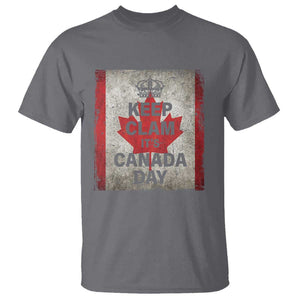 Keep Calm It's Canada Day T Shirt TS09 Charcoal Print Your Wear