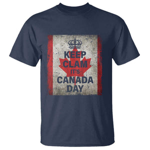 Keep Calm It's Canada Day T Shirt TS09 Navy Print Your Wear