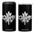 Canada Est. 1867 Maple Leaf 4 in 1 Can Cooler Tumbler TS09 One Size: 16 oz Black Print Your Wear