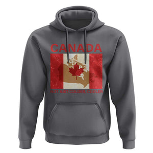 Canadian Hoodie Canada Not just Colder Cooler TS09 Charcoal Print Your Wear