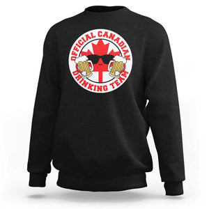 Canada Beer Lover Sweatshirt Official Canadian Drinking Team TS09 Black Print Your Wear