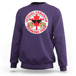 Canada Beer Lover Sweatshirt Official Canadian Drinking Team TS09 Purple Print Your Wear
