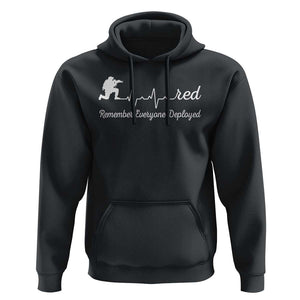 Red Friday Hoodie Remember Everyone Deployed Heartbeat TS09 Black Print Your Wear