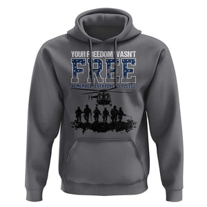 Red Friday Hoodie Your Freedom Wasn't Free Remember Everyone Deployed TS09 Charcoal Print Your Wear