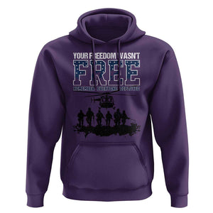 Red Friday Hoodie Your Freedom Wasn't Free Remember Everyone Deployed TS09 Purple Print Your Wear