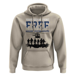 Red Friday Hoodie Your Freedom Wasn't Free Remember Everyone Deployed TS09 Sand Print Your Wear