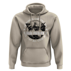 Red Friday Hoodie Honoring Our Troops Until They Come Home TS09 Sand Print Your Wear