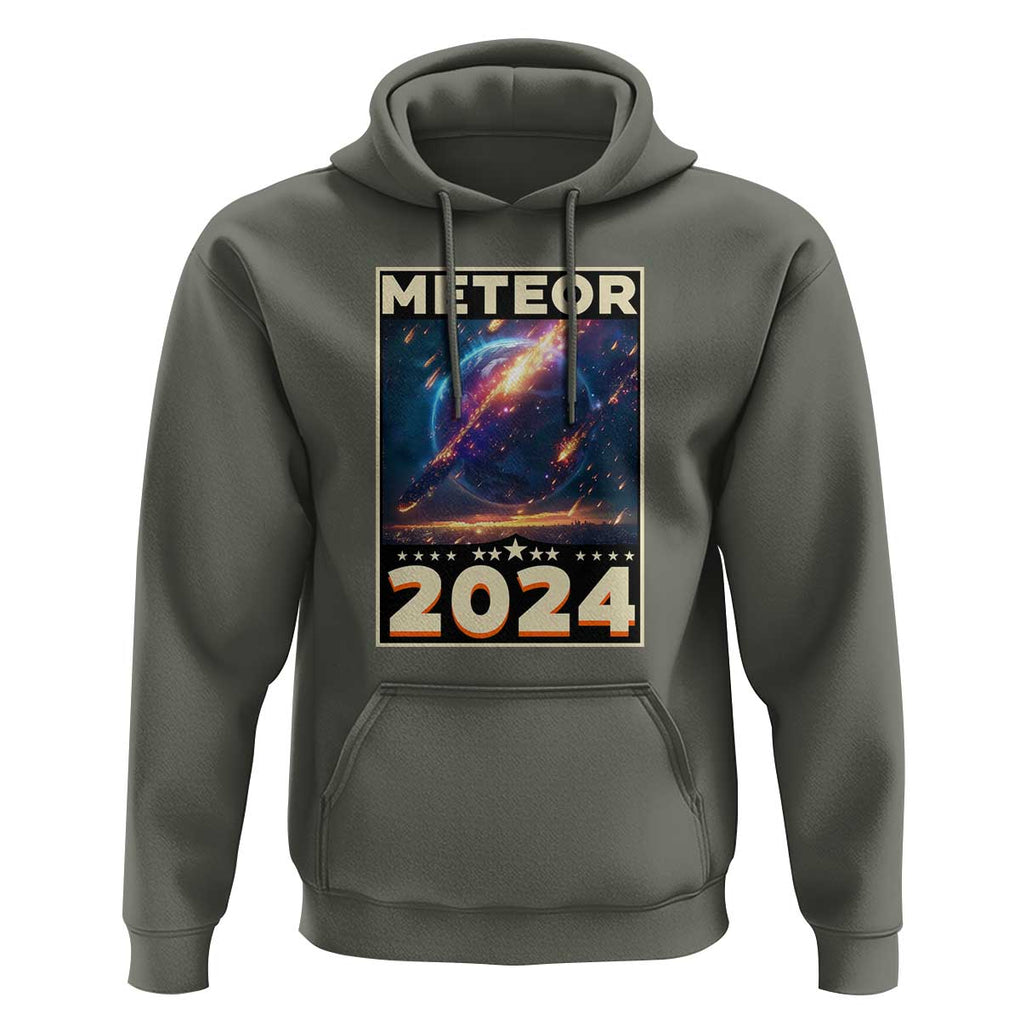 Perseid Meteor Shower 2024 Astronomy Hoodie TS09 Military Green Print Your Wear