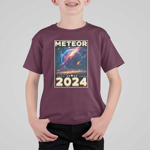 Perseid Meteor Shower 2024 Astronomy T Shirt For Kid TS09 Maroon Print Your Wear