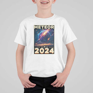 Perseid Meteor Shower 2024 Astronomy T Shirt For Kid TS09 White Print Your Wear