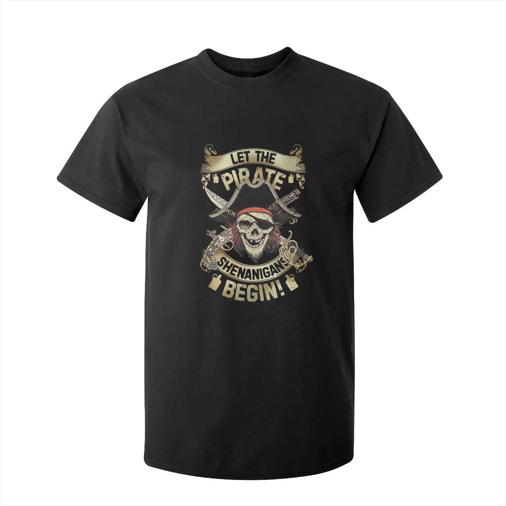 Pirate T Shirt For Kid Let The Pirate Shenanigans Begin TS09 Black Print Your Wear