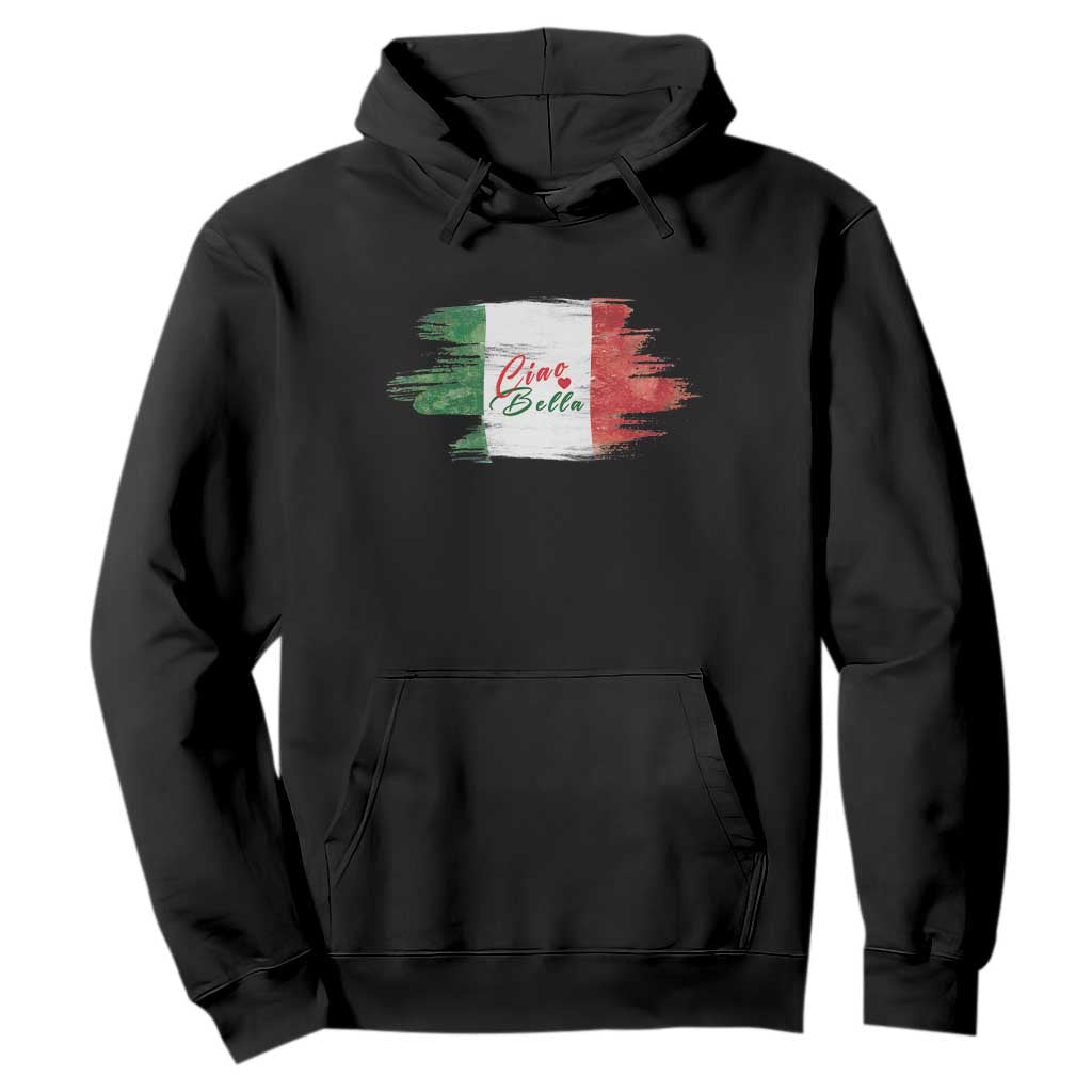 Italy Italian Ciao Bella Hoodie TS09 Black Print Your Wear