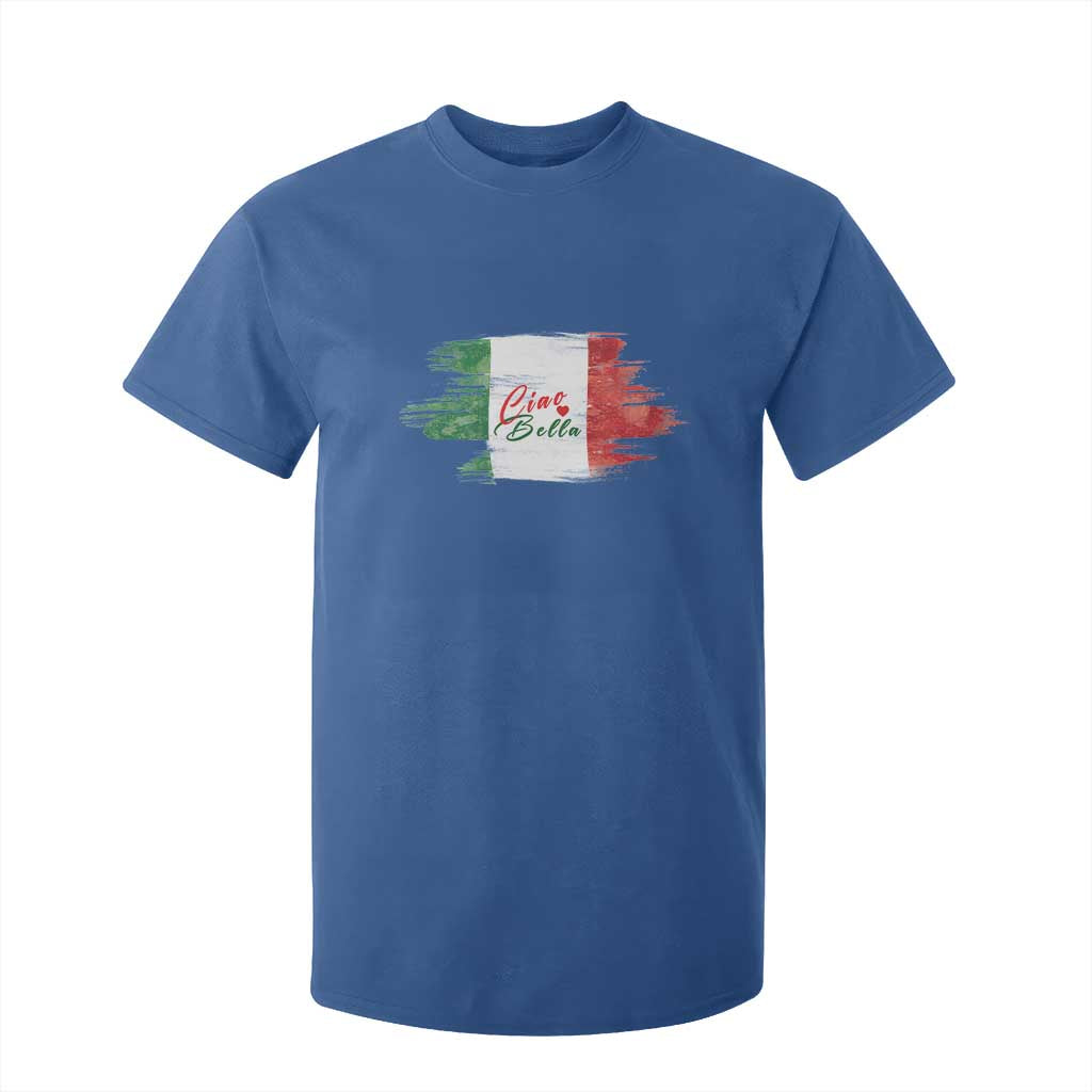Italy Italian Ciao Bella T Shirt For Kid TS09 Royal Blue Print Your Wear