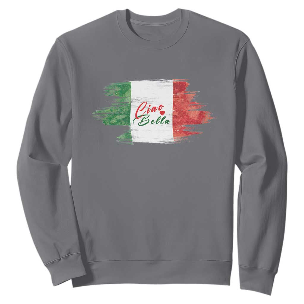 Italy Italian Ciao Bella Sweatshirt TS09 Charcoal Print Your Wear