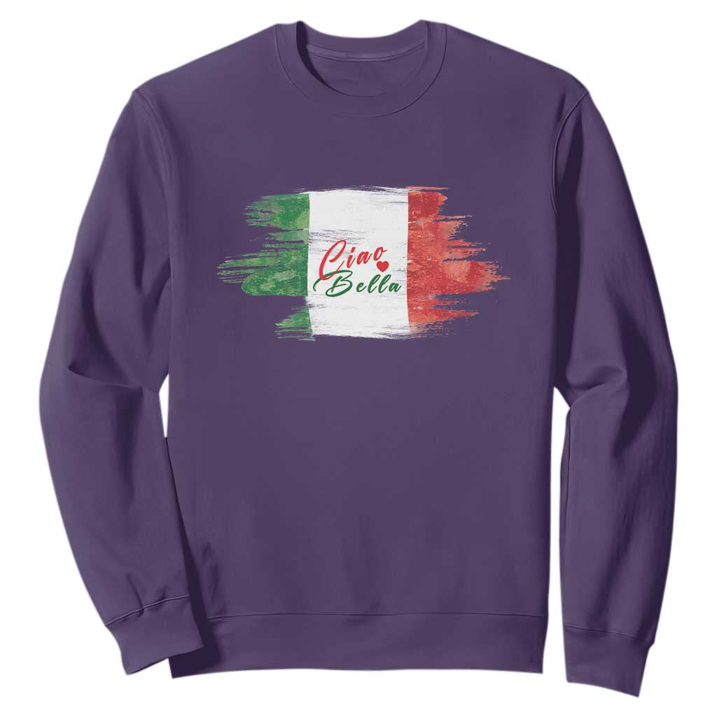 Italy Italian Ciao Bella Sweatshirt TS09 Purple Print Your Wear