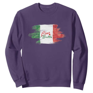 Italy Italian Ciao Bella Sweatshirt TS09 Purple Print Your Wear