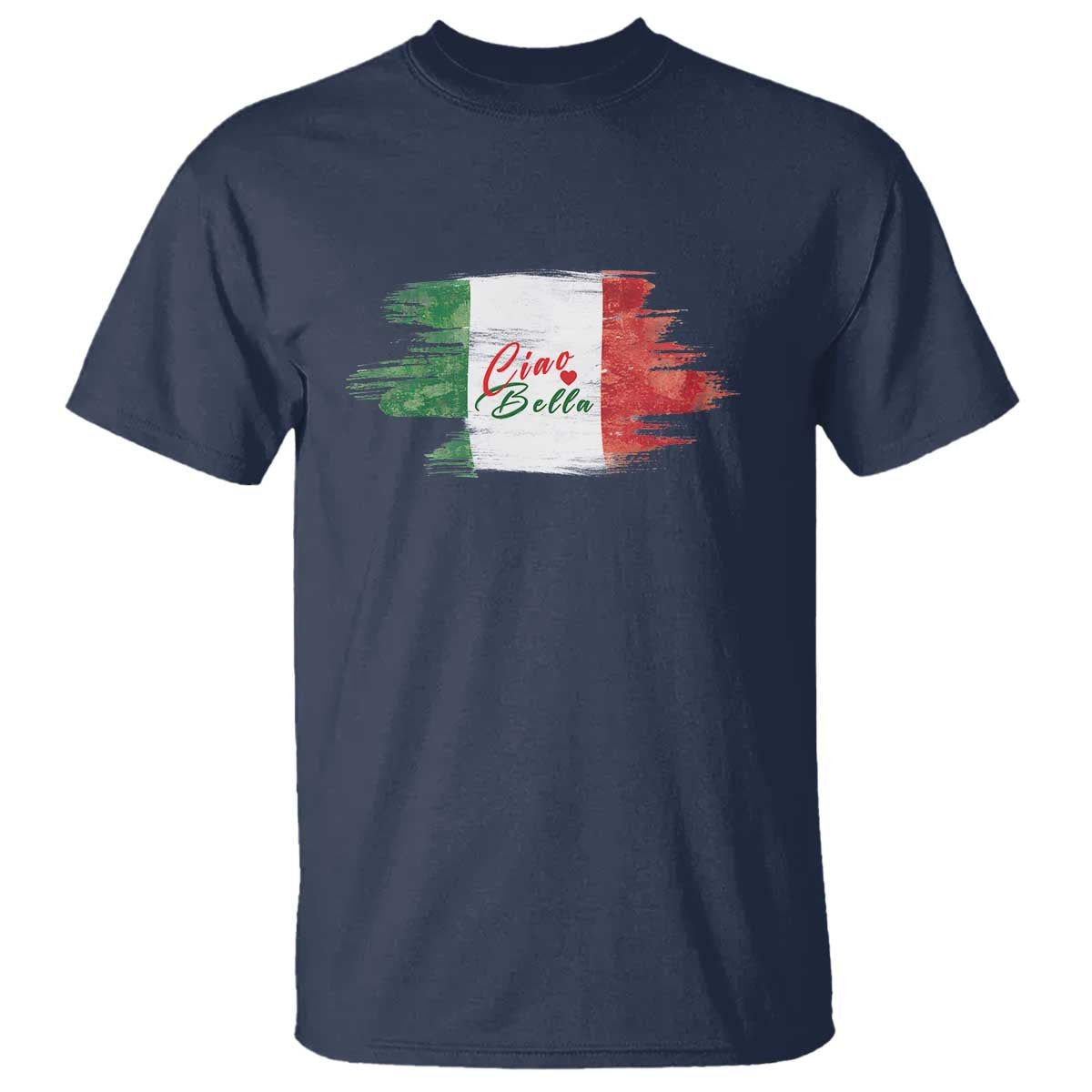 Italy Italian Ciao Bella T Shirt TS09 Navy Print Your Wear