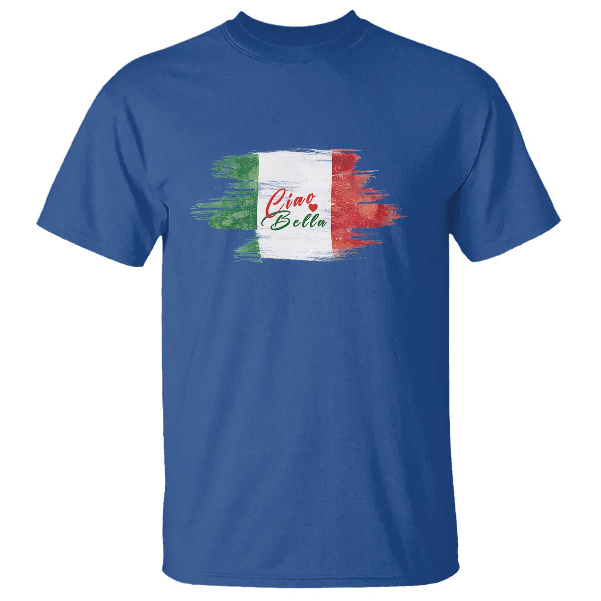 Italy Italian Ciao Bella T Shirt TS09 Royal Blue Print Your Wear