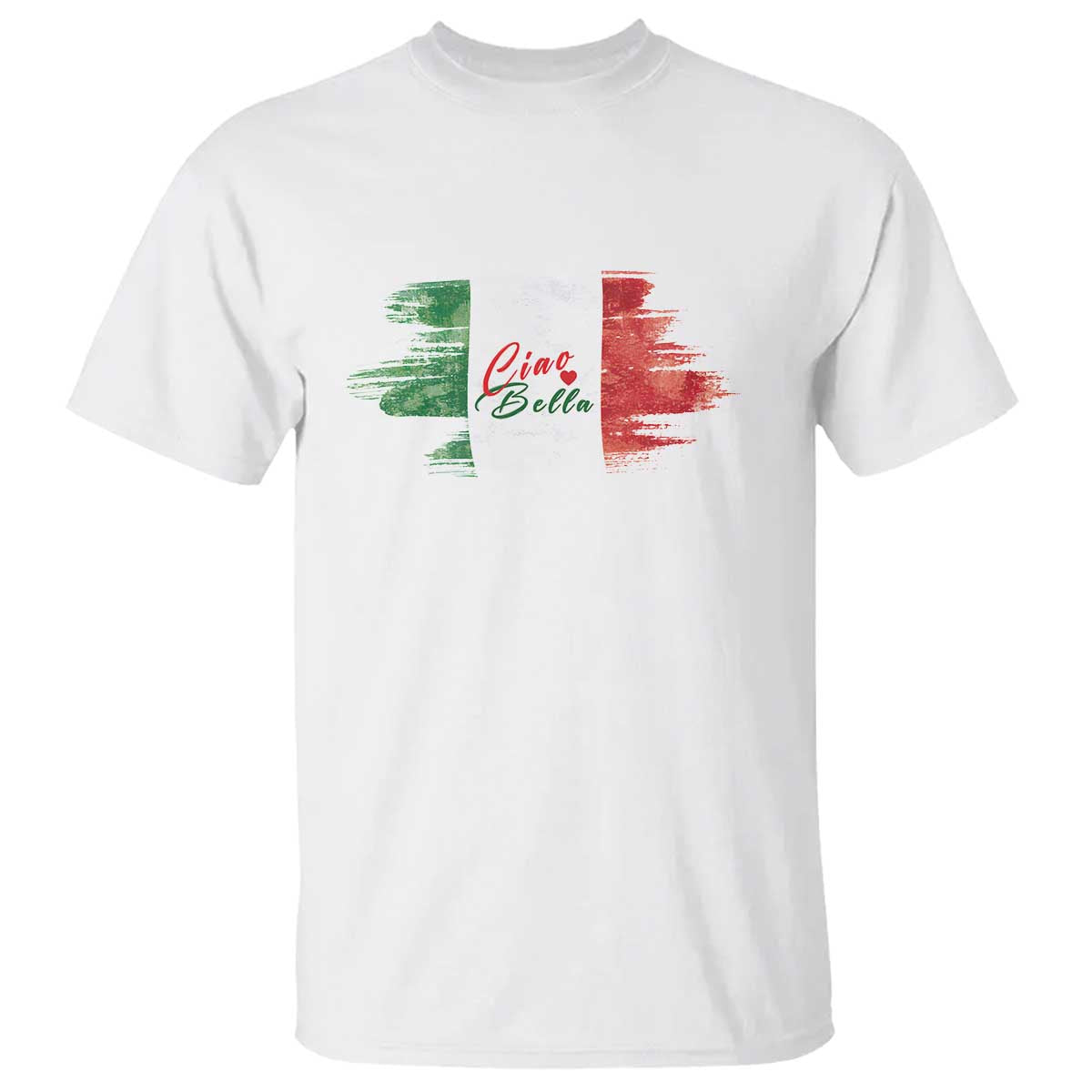 Italy Italian Ciao Bella T Shirt TS09 White Print Your Wear