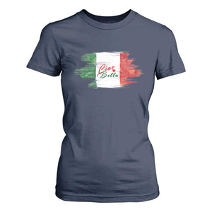 Italy Italian Ciao Bella T Shirt For Women TS09 Navy Print Your Wear