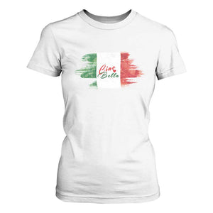 Italy Italian Ciao Bella T Shirt For Women TS09 White Print Your Wear