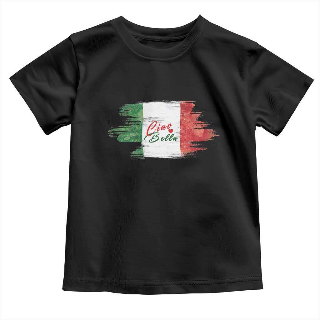 Italy Italian Ciao Bella Toddler T Shirt TS09 Black Print Your Wear