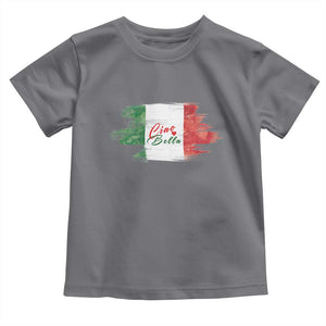 Italy Italian Ciao Bella Toddler T Shirt TS09 Charcoal Print Your Wear