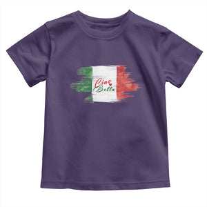 Italy Italian Ciao Bella Toddler T Shirt TS09 Purple Print Your Wear