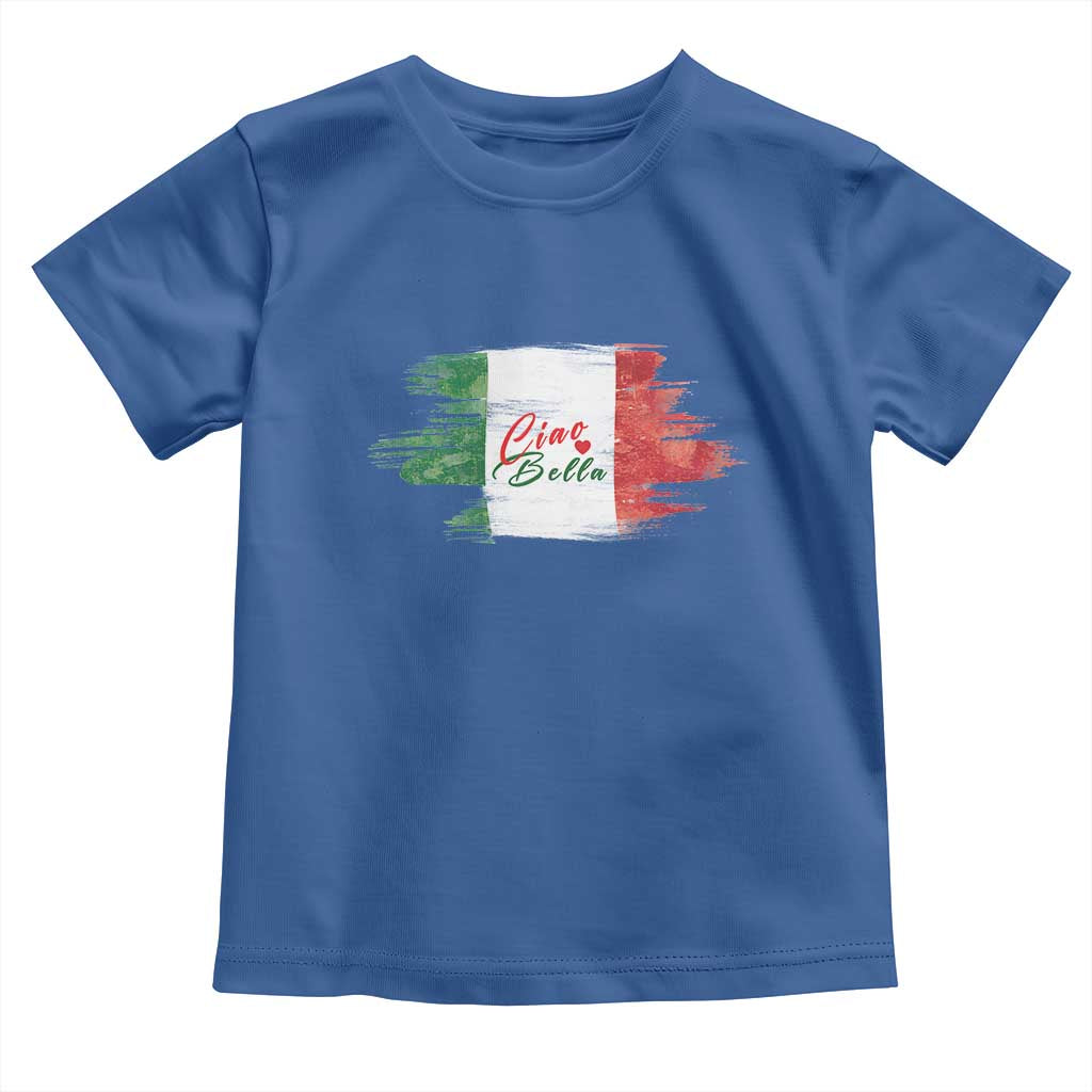 Italy Italian Ciao Bella Toddler T Shirt TS09 Royal Blue Print Your Wear