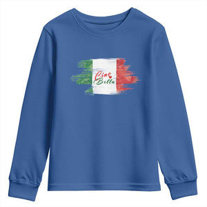 Italy Italian Ciao Bella Youth Sweatshirt TS09 Royal Blue Print Your Wear