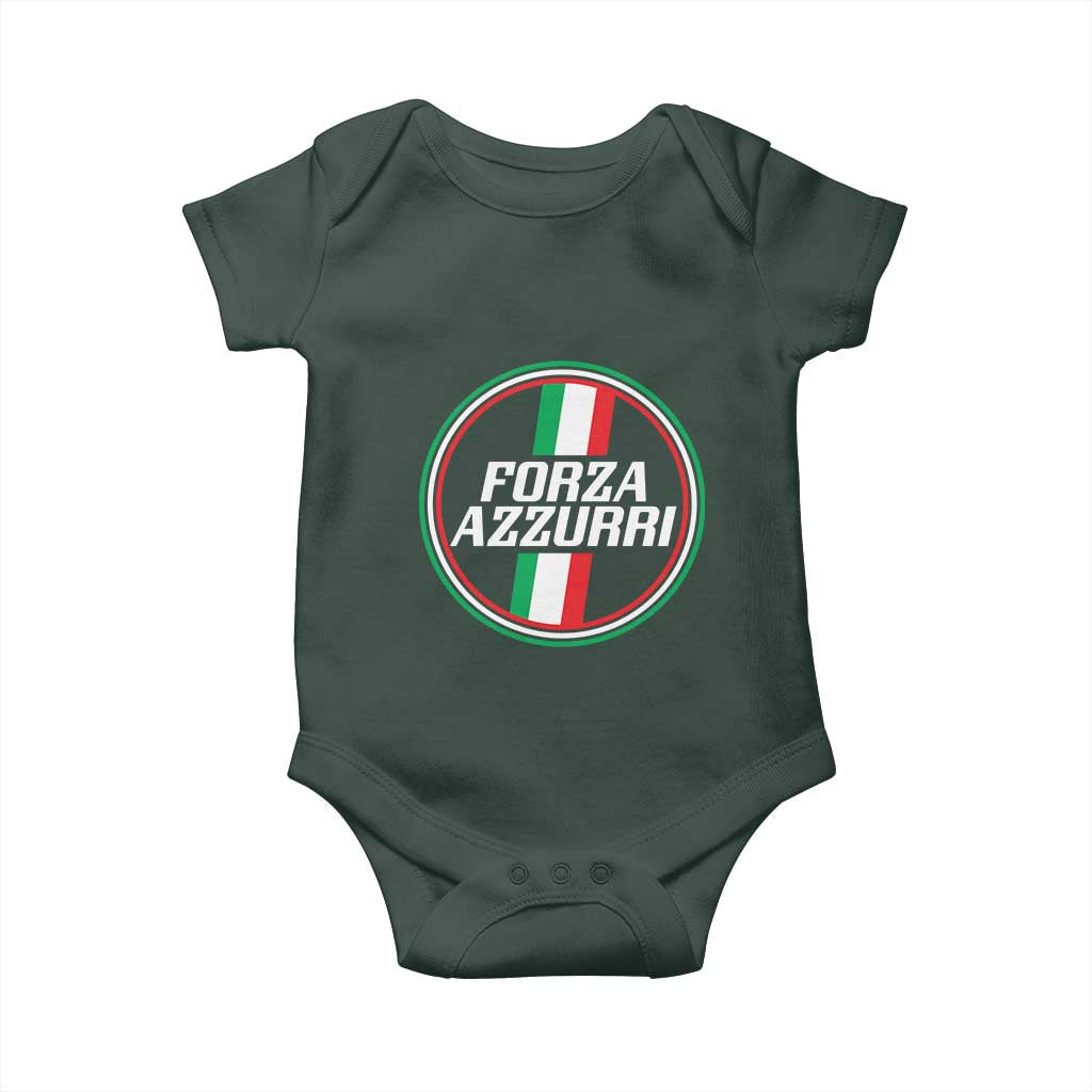 Italian Sport Support Baby Onesie Let's Go Italy Forza Azzurri TS09 Print Your Wear