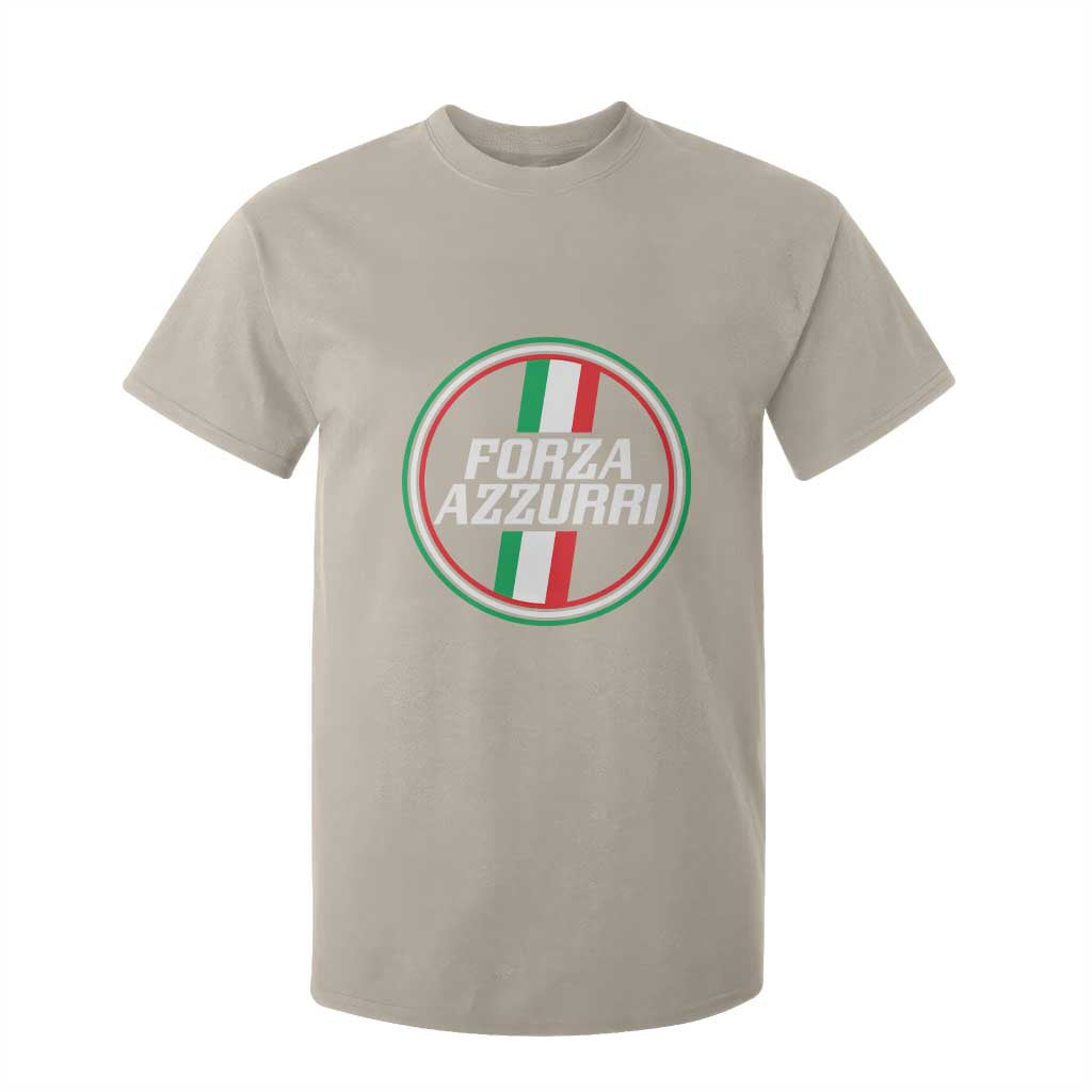 Italian Sport Support T Shirt For Kid Let's Go Italy Forza Azzurri TS09 Sand Print Your Wear
